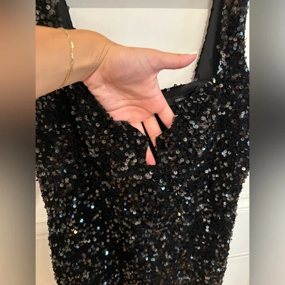 Sequin Sweetheart Mini Dress - Picture 3 of 4